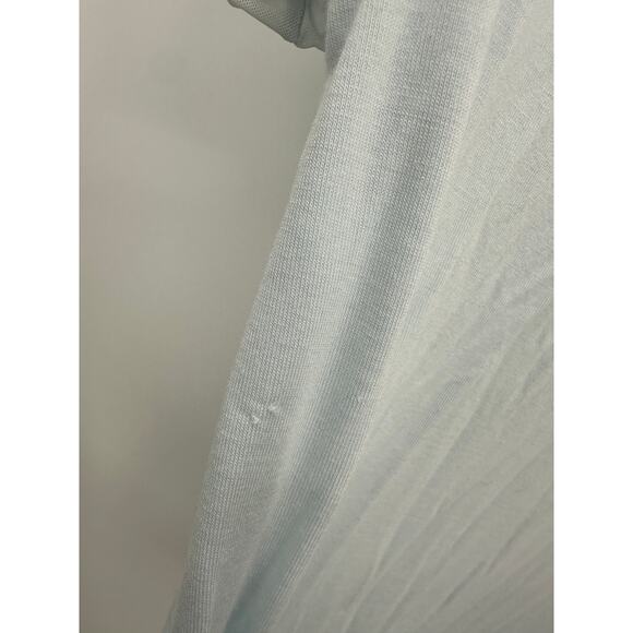 Athleta Women Cloudlight Hybrid Tee Sky Blue Modal Blend T-Shirt Size M Light - Picture 5 of 9